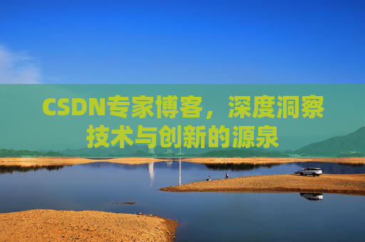 CSDN专家博客,深度洞察技术与创新的源泉